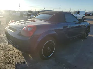 2003 Toyota MR2 z VIN JTDFR320330065914, wystawiony jako Copart lot #88791655 z przebiegiem 125 564 mil mil oraz Szkoda całkowita • Salvage title. Historia ofert i sprzedaży dostępna na DreamBid. Obrazek 3.