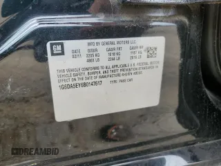 2011 Cadillac CTS z VIN 1G6DA5EY6B0147617, wystawiony jako Copart lot #57626525 z przebiegiem 52 626 mil mil oraz Szkoda całkowita • Salvage title. Historia ofert i sprzedaży dostępna na DreamBid. Obrazek 12.