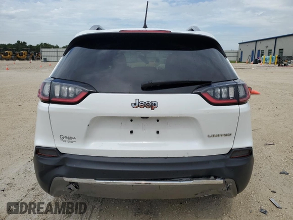 2020 Jeep Cherokee Limited with VIN 1C4PJLDXXLD615012, listed as a Copart auction lot 63091404 with 58,004 mi miles and Salvage title. Bid and sale history available at DreamBid. Image 6.