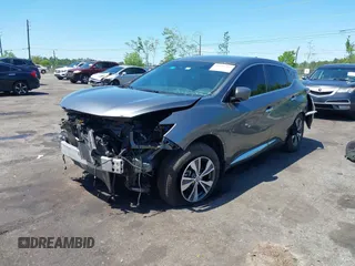 2022 Nissan Murano S with VIN 5N1AZ2AJ1NC121778, listed as a IAAI auction lot 41986383 with 65,218 mi miles and . Bid and sale history available at carsss.com. Image 2.