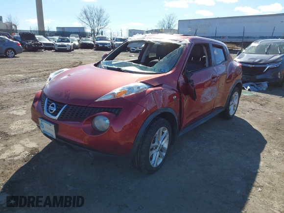 2012 Nissan Juke SL with VIN JN8AF5MV2CT114465, listed as a IAAI auction lot 41617927 with 87,084 mi miles. Bid and sale history available at carsss.com. Image 2.