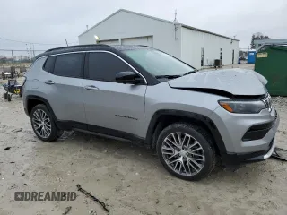 2023 Jeep Compass Limited with VIN 3C4NJDCN3PT508543, listed as a Copart auction lot 81817124 with 14,518 mi miles and Salvage Title. Bid and sale history available at carsss.com. Image 4.