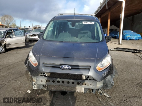 2016 Ford Transit Connect XLT with VIN NM0GE9F73G1284833, listed as a Copart auction lot 54872305 with 168,256 mi miles and Salvage title. Bid and sale history available at DreamBid. Image 5.