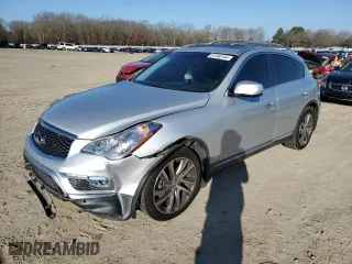 2016 Infiniti QX50 with VIN JN1BJ0RP2GM234779, listed as a Copart auction lot 87090104 with 48,428 mi miles and Salvage Title. Bid and sale history available at carsss.com. Image 1.