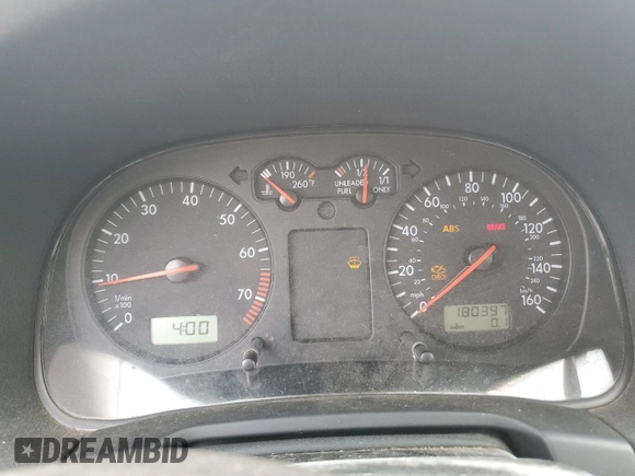 2000 Volkswagen Jetta с VIN 3VWSC29M4YM054599, выставлен на аукционе Copart как лот 58465985 с пробегом 180 397 миль миль и Чистый • Clean title. История ставок и продаж доступна на DreamBid. Изображение 9.