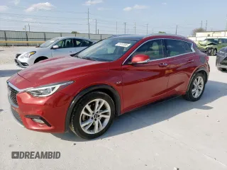2019 Infiniti QX30 Luxe with VIN SJKCH5CP6KA010036, listed as a Copart auction lot 61610995 with 59,298 mi miles and Salvage title. Bid and sale history available at DreamBid. Image 1.