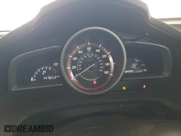 2016 Mazda 3 i Sport with VIN 3MZBM1J70GM323581, listed as a Copart auction lot 49866765 with 147,653 mi miles and Salvage Title. Bid and sale history available at DreamBid. Image 9.