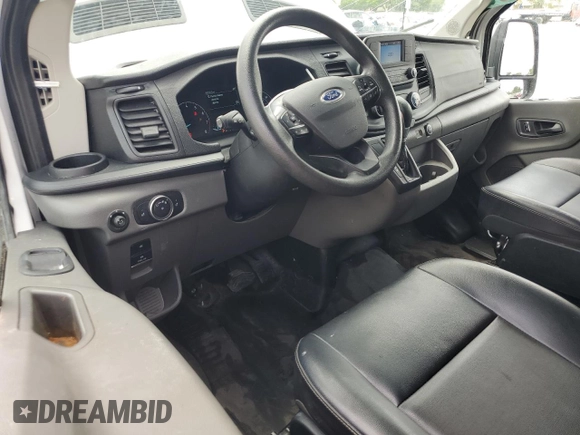 2023 Ford Transit Cargo with VIN 1FTBR1Y80PKA68280, listed as a Copart auction lot 60612605 with 39,016 mi miles and Salvage title. Bid and sale history available at DreamBid. Image 8.