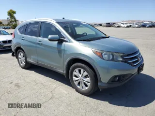 2012 Honda CR-V EX-L with VIN 2HKRM4H79CH632393, listed as a Copart auction lot 57844555 with 219,258 mi miles and Salvage title. Bid and sale history available at DreamBid. Image 4.