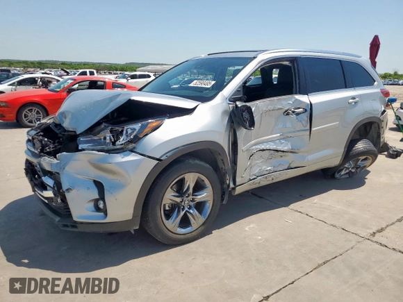 2019 Toyota Highlander Limited с VIN 5TDDZRFH7KS976527, выставлен на аукционе Copart как лот 52590495 с пробегом 31 968 миль миль и Списание • Salvage title. История ставок и продаж доступна на DreamBid. Изображение 1.