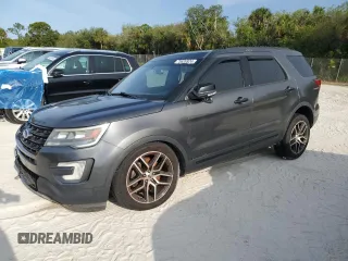 2016 Ford Explorer Sport z VIN 1FM5K8GT9GGC94736, wystawiony jako Copart lot #75626924 z przebiegiem 186 948 mil mil oraz Szkody całkowita. Historia ofert i sprzedaży dostępna na DreamBid. Obrazek 1.
