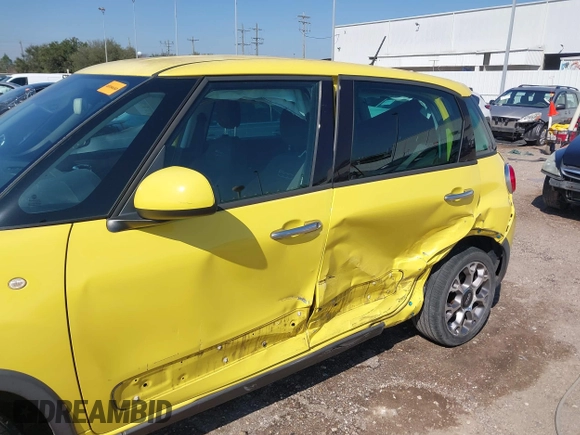 2014 FIAT 500L Trekking with VIN ZFBCFADH3EZ013347, listed as a IAAI auction lot 41551204 with 96,679 mi miles and . Bid and sale history available at DreamBid. Image 6.