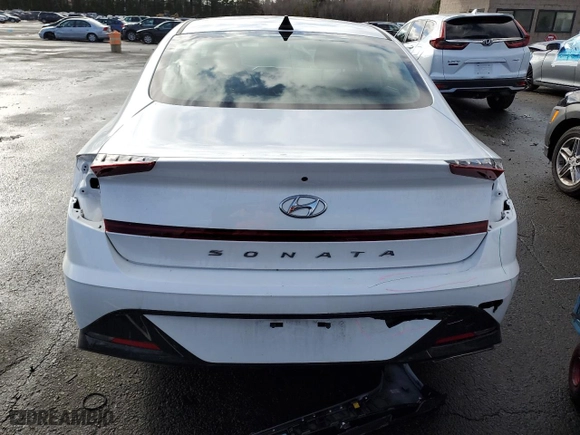 2022 Hyundai Sonata SEL with VIN KMHL64JAXNA218096, listed as a Copart auction lot 42692525 with 47,112 mi miles and Salvage Title. Bid and sale history available at carsss.com. Image 6.