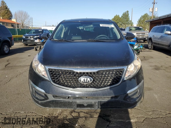 2015 Kia Sportage LX with VIN KNDPBCAC8F7764830, listed as a Copart auction lot 52429445 with 108,807 mi miles and Salvage Title. Bid and sale history available at DreamBid. Image 5.