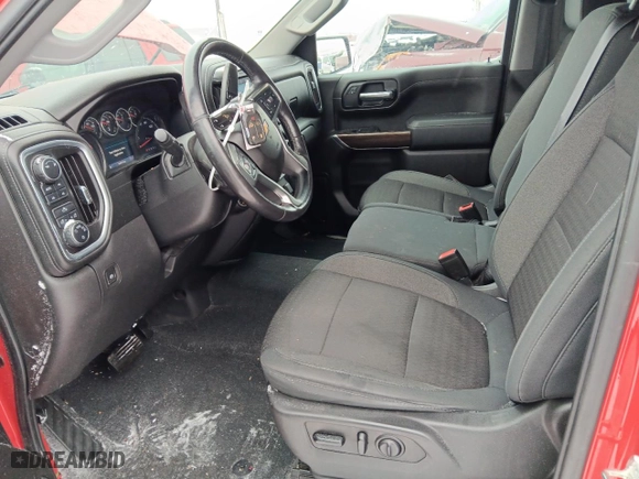 2019 Chevrolet Silverado 1500 LT with VIN 3GCUYDED8KG132130, listed as a Copart auction lot 43818385 with 104,779 mi miles and Salvage Title. Bid and sale history available at carsss.com. Image 7.