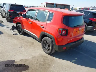 2017 Jeep Renegade Sport with VIN ZACCJBABXHPG35979, listed as a IAAI auction lot 41781553 with 71,265 mi miles and . Bid and sale history available at carsss.com. Image 3.