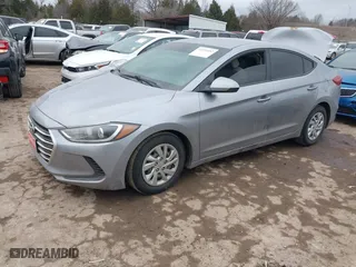 2017 Hyundai Elantra SE with VIN 5NPD74LF8HH149548, listed as a IAAI auction lot 41593452 with 153,712 mi miles. Bid and sale history available at carsss.com. Image 18.