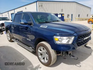 2022 Ram 1500 Big Horn z VIN 1C6SRFFT0NN379571, wystawiony jako Copart lot #57670985 z przebiegiem 38 874 mil mil oraz Szkoda całkowita • Salvage title. Historia ofert i sprzedaży dostępna na DreamBid. Obrazek 4.