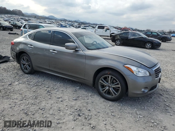 2011 Infiniti M37 with VIN JN1BY1AR3BM370362, listed as a Copart auction lot 82967894 with 154,981 mi miles and Clean Title. Bid and sale history available at carsss.com. Image 4.
