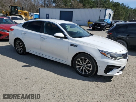 2019 Kia Optima LX with VIN 5XXGT4L33KG354373, listed as a Copart auction lot 47323175 with 130,137 mi miles and Salvage Title. Bid and sale history available at carsss.com. Image 4.