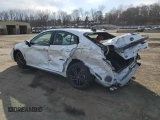 2025 Toyota Camry LE с VIN 4T1DBADK1SU517408, выставлен на аукционе Copart как лот 49712205 с пробегом 3 700 миль миль и Списание • Salvage title. История ставок и продаж доступна на DreamBid. Изображение 2.