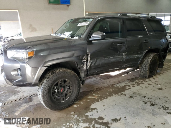 2023 Toyota 4Runner SR5 with VIN JTEMU5JRXP6210446, listed as a Copart auction lot 41521225 with 18,004 mi miles and Salvage title. Bid and sale history available at DreamBid. Image 1.