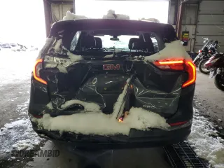 2018 GMC Terrain SLT with VIN 3GKALVEV5JL344414, listed as a Copart auction lot 86756034 with 153,435 mi miles and Salvage Title. Bid and sale history available at DreamBid. Image 6.