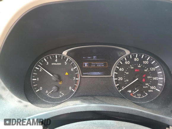 2016 Nissan Pathfinder S with VIN 5N1AR2MM2GC625863, listed as a Copart auction lot 57161845 with 265,973 mi miles and Salvage title. Bid and sale history available at DreamBid. Image 9.