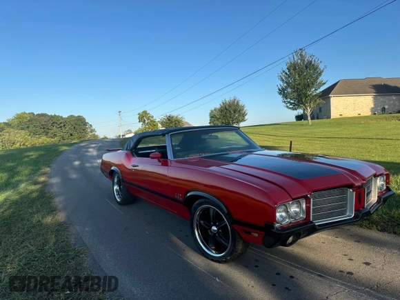 1971 Oldsmobile Cutlass with VIN 342671M110144, listed as a Copart auction lot 75172764 with 35,160 mi miles and Clean Title. Bid and sale history available at DreamBid. Image 1.