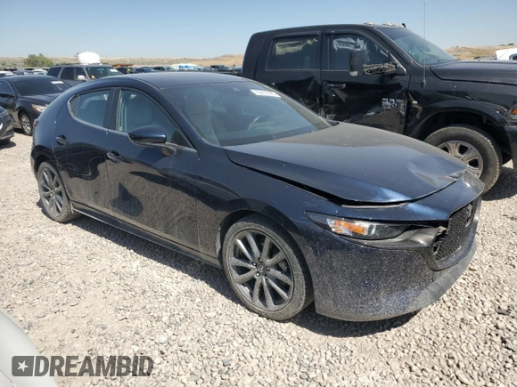 2019 Mazda 3 with VIN JM1BPAJMXK1119554, listed as a Copart auction lot 63612595 with 78,812 mi miles and Salvage title. Bid and sale history available at DreamBid. Image 4.