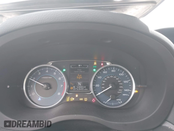 2017 Subaru Crosstrek Limited with VIN JF2GPANCXH8225219, listed as a IAAI auction lot 41916174 with 75,349 mi miles and . Bid and sale history available at DreamBid. Image 16.