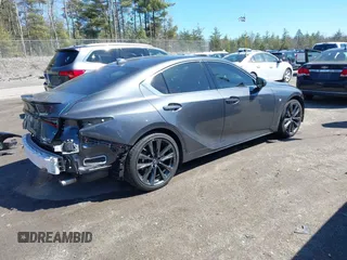 2021 Lexus IS 350 F Sport with VIN JTHGZ1E2XM5022762, listed as a IAAI auction lot 41974884 with 41,381 mi miles and . Bid and sale history available at DreamBid. Image 4.