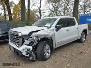 2019 GMC Sierra 1500 SLT with VIN 3GTU9DED3KG201853, listed as a IAAI auction lot 40678380 with 99,818 mi miles. Bid and sale history available at carsss.com. Image 6.