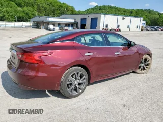 2017 Nissan Maxima S with VIN 1N4AA6AP3HC382590, listed as a Copart auction lot 57394075 with 47,549 mi miles and Salvage title. Bid and sale history available at DreamBid. Image 3.