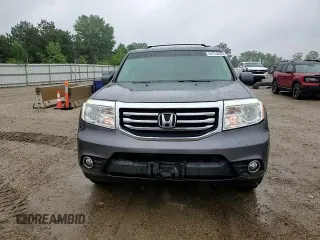 2014 Honda Pilot EX-L with VIN 5FNYF4H72EB020463, listed as a Copart auction lot 59152405 with 132,679 mi miles and Salvage title. Bid and sale history available at DreamBid. Image 14.