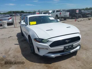 2018 Ford Mustang EcoBoost with VIN 1FA6P8TH5J5110753, listed as a IAAI auction lot 42321072 with 59,394 mi miles and . Bid and sale history available at DreamBid. Image 1.