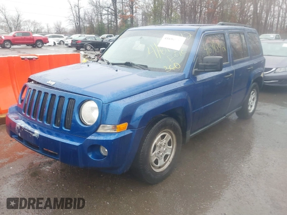 2010 Jeep Patriot Sport with VIN 1J4NF2GB0AD500526, listed as a IAAI auction lot 41694842 with 139,508 mi miles. Bid and sale history available at carsss.com. Image 2.