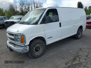 2000 Chevrolet Express Cargo with VIN 1GCHG35R4Y1264609, listed as a Copart auction lot 54075145 with 88,255 mi miles and Clean title. Bid and sale history available at DreamBid. Image 1.
