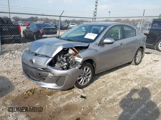 2013 Mazda 3 i SV with VIN JM1BL1TF4D1719757, listed as a IAAI auction lot 41845303 with 134,106 mi miles. Bid and sale history available at carsss.com. Image 17.