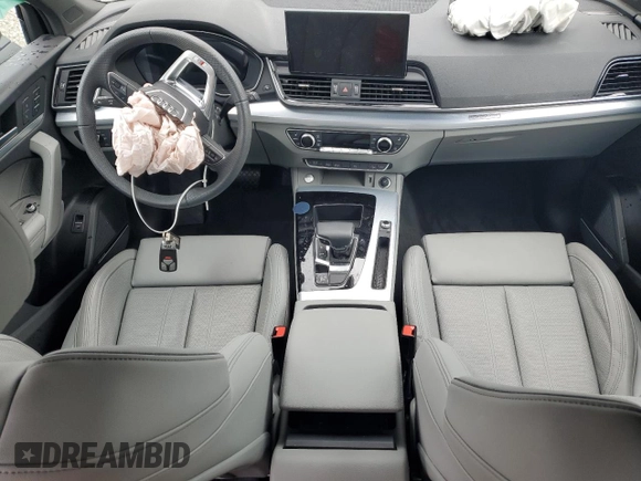 2024 Audi Q5 S line Premium Plus with VIN WA1EAAFY2R2145381, listed as a Copart auction lot 55919225 with Not provided miles and Salvage title. Bid and sale history available at DreamBid. Image 8.