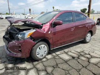 2024 Mitsubishi Mirage ES z VIN ML32FUFJXRHF01755, wystawiony jako Copart lot #54625095 z przebiegiem 12 054 mil mil oraz Szkody całkowita. Historia ofert i sprzedaży dostępna na DreamBid. Obrazek 1.