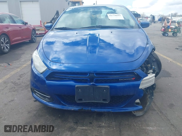 2013 Dodge Dart SXT with VIN 1C3CDFBA7DD147851, listed as a IAAI auction lot 41778651 with 99,805 mi miles. Bid and sale history available at carsss.com. Image 13.