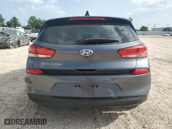 2018 Hyundai Elantra GT with VIN KMHH35LE0JU014596, listed as a Copart auction lot 65122474 with 0 mi miles and Salvage Title. Bid and sale history available at carsss.com. Image 6.