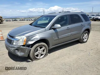2006 Chevrolet Equinox LT z VIN 2CNDL63F366149901, wystawiony jako Copart lot #57141215 z przebiegiem 127 144 mil mil oraz Szkoda całkowita • Salvage title. Historia ofert i sprzedaży dostępna na DreamBid. Obrazek 1.