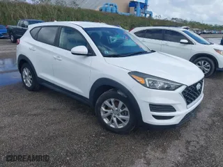 2019 Hyundai Tucson SE with VIN KM8J23A46KU048921, listed as a IAAI auction lot 40781586 with 57,186 mi miles. Bid and sale history available at carsss.com. Image 1.