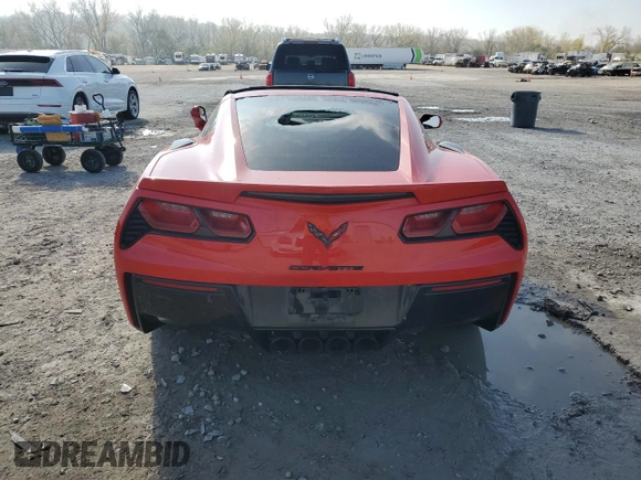 2016 Chevrolet Corvette Z51 2LT with VIN 1G1YK2D78G5124636, listed as a Copart auction lot 79050294 with Not provided miles and Non repairable. Bid and sale history available at DreamBid. Image 6.