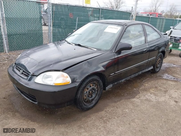 1997 Honda Civic EX with VIN 1HGEJ8242VL044722, listed as a IAAI auction lot 42045941 with 266,481 mi miles. Bid and sale history available at carsss.com. Image 2.
