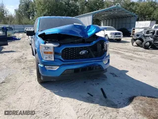 2021 Ford F-150 XL with VIN 1FTEW1CPXMFA98377, listed as a Copart auction lot 47035165 with 0 mi miles and Salvage Title. Bid and sale history available at carsss.com. Image 13.