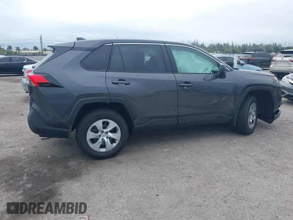 2025 Toyota RAV4 LE with VIN 2T3H1RFV9SW368568, listed as a IAAI auction lot 41330480 with 1,061 mi miles. Bid and sale history available at carsss.com. Image 4.