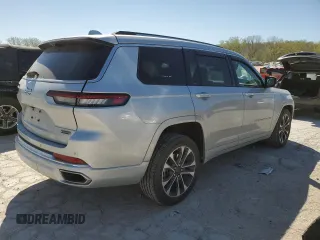 2022 Jeep Grand Cherokee Overland with VIN 1C4RJKDG0N8561055, listed as a Copart auction lot 53207195 with 23,504 mi miles and Salvage title. Bid and sale history available at DreamBid. Image 3.